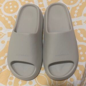 Gray Slide Sandals